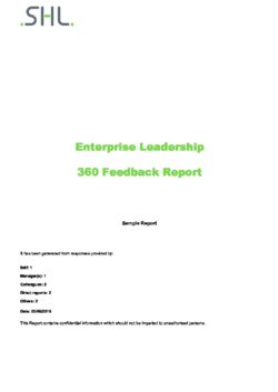 Enterprise Leadership Report