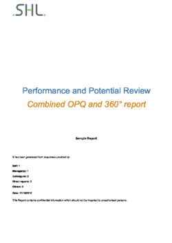 MFS360 Performance & Potential (with Dev Tips) Sample Report