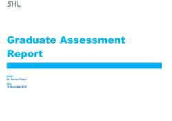 SHL_OPQ32 Graduate Assessment Report