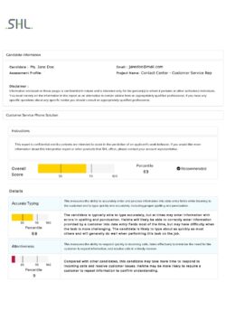 Customer Service Phone Solution Report