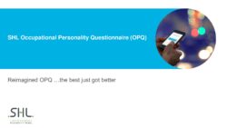 Occupational Personality Questionnaire (OPQ)